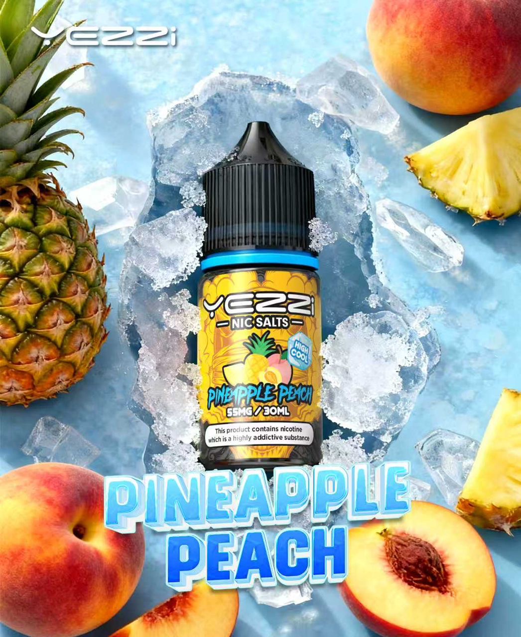 Yezzi Pineapple Peach – Ultra Cool Series – 55MG