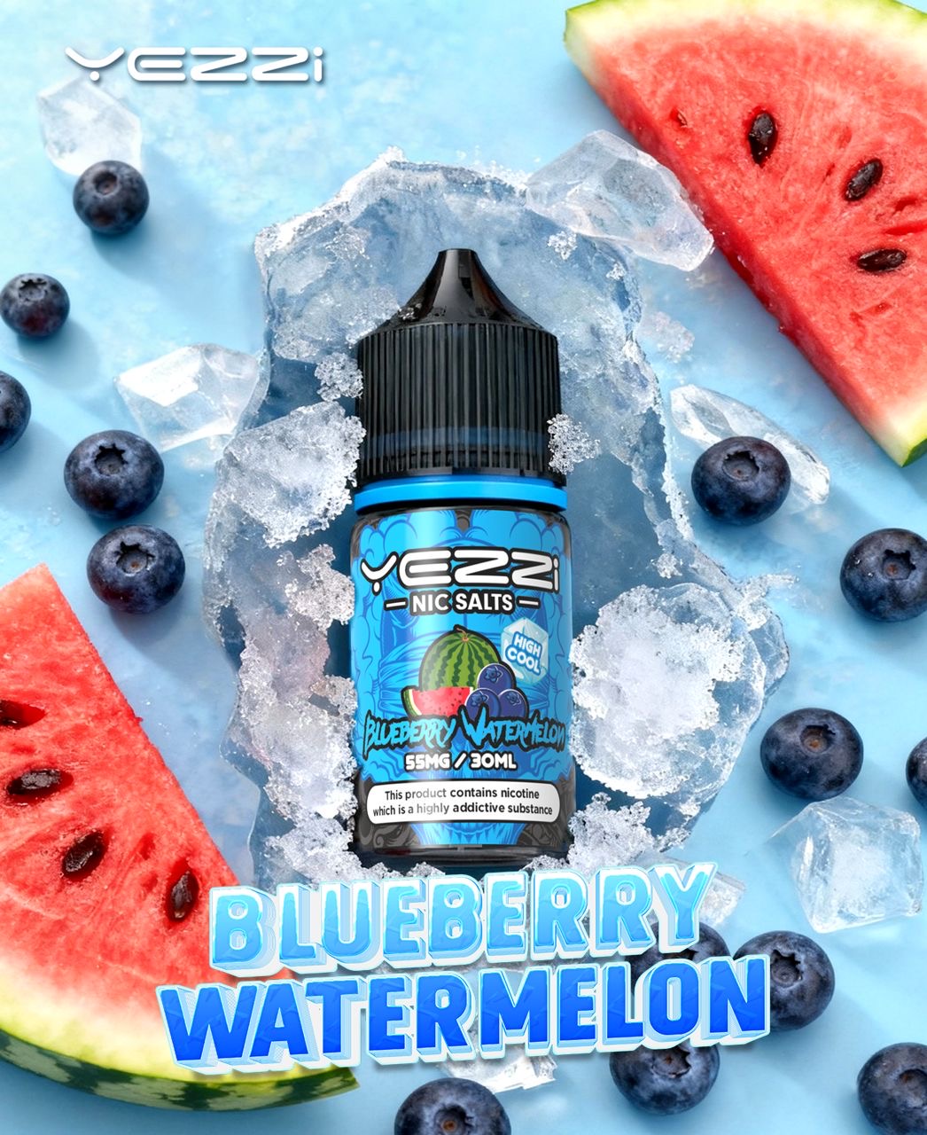 Yezzi Blueberry Watermelon – Ultra Cool Series